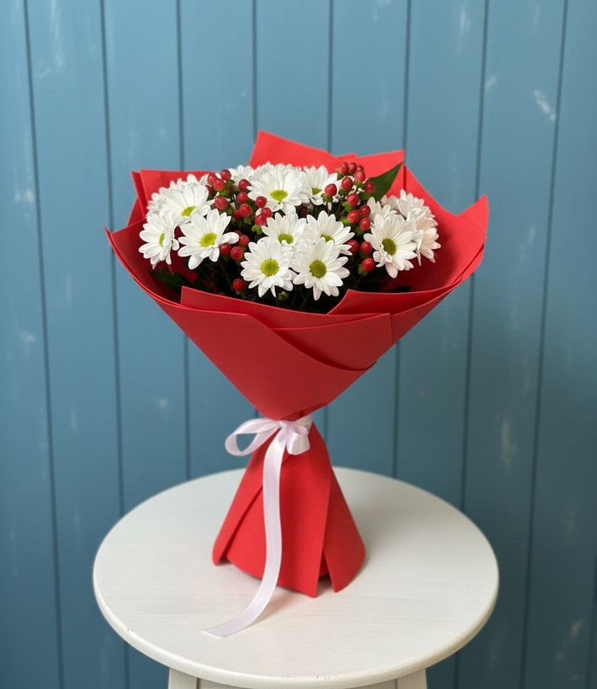 Букет цветов из: Хризантемы в Новолотошино