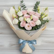 Букет цветов из:  Лизиантусы #REPLACE_PRED# Новолотошино