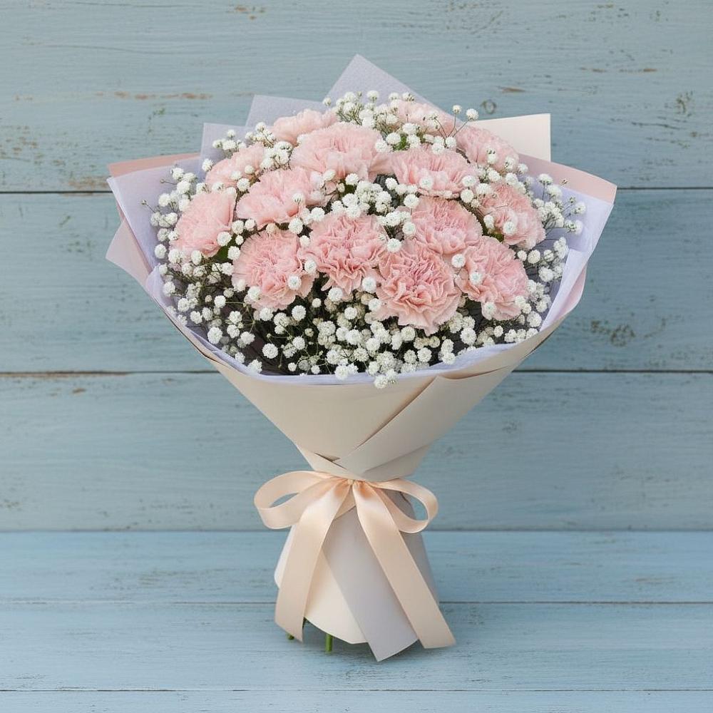 Букет цветов из: Гвоздики в Новолотошино