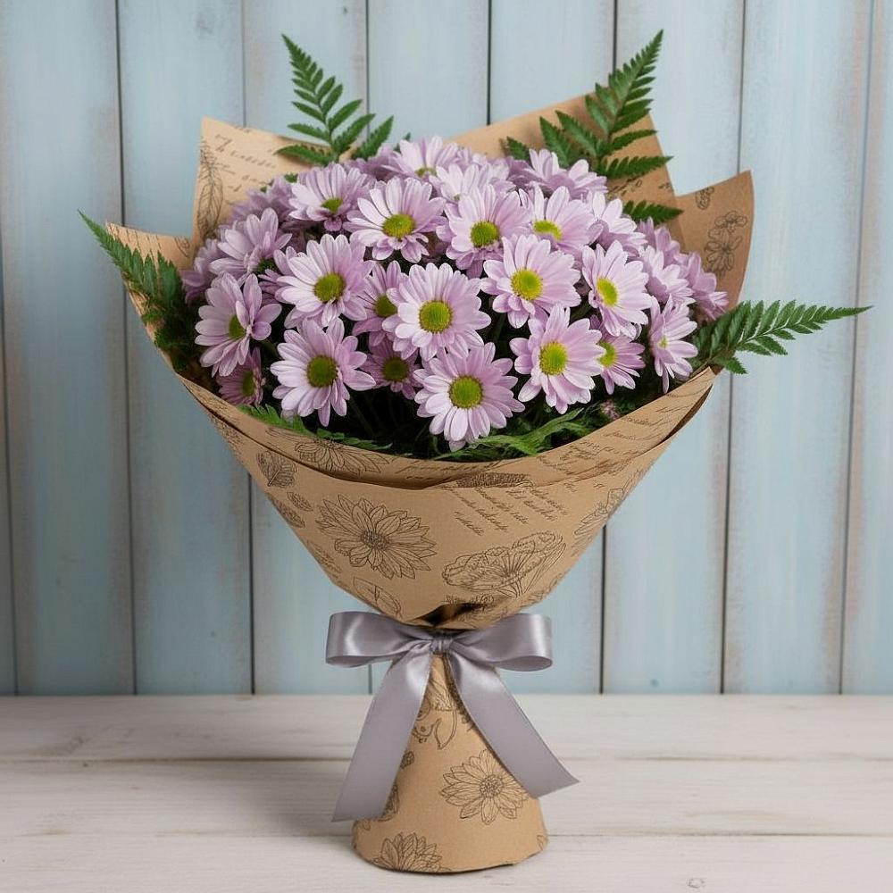 Букет цветов из: Хризантемы в Новолотошино