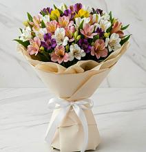 Букет цветов из:  Альстромерии в Новолотошино