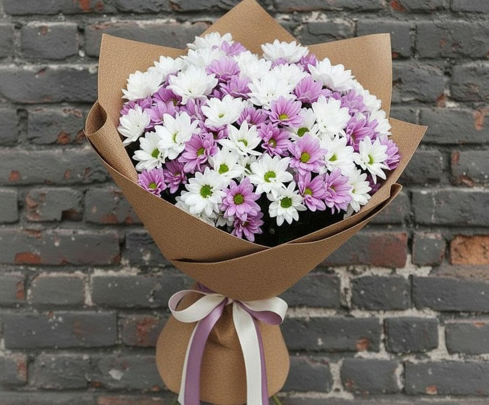 Букет цветов из: Хризантемы в Новолотошино