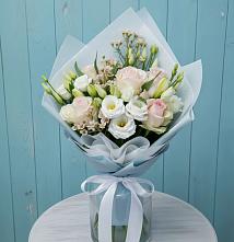 Букет цветов из:  Розы и Лизиантусы #REPLACE_PRED# Новолотошино
