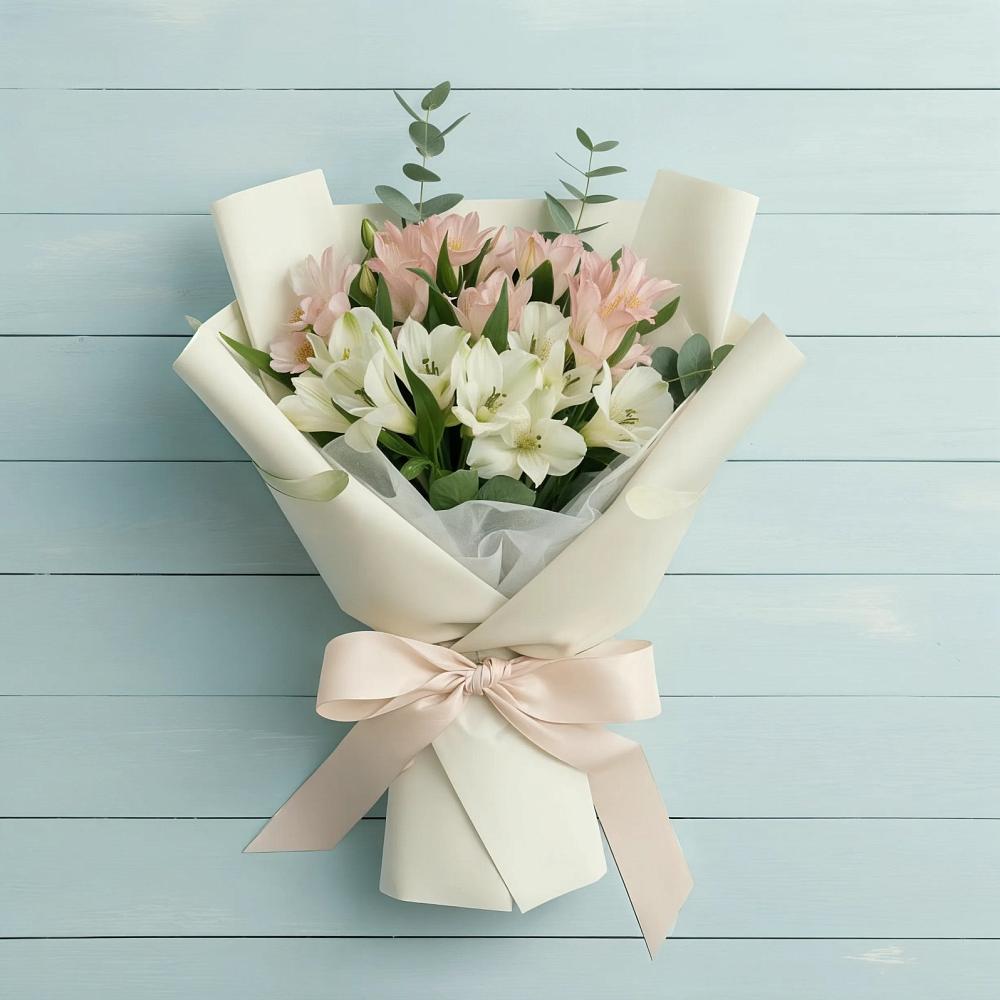 Букет цветов из: Альстромерии в Новолотошино