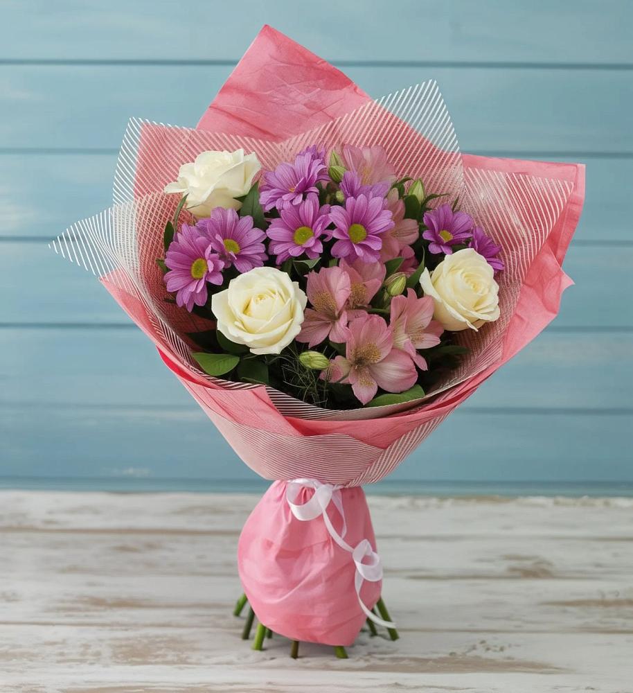 Букет цветов из: Герберы в Новолотошино