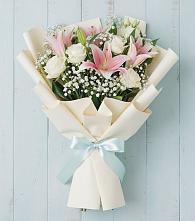 Букет цветов из:  Лилии в Новолотошино