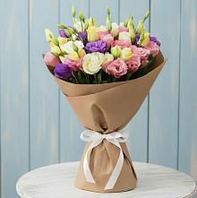 Букет цветов из:  Лизиантусы в Новолотошино